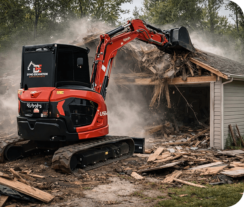 Residential concrete demolition