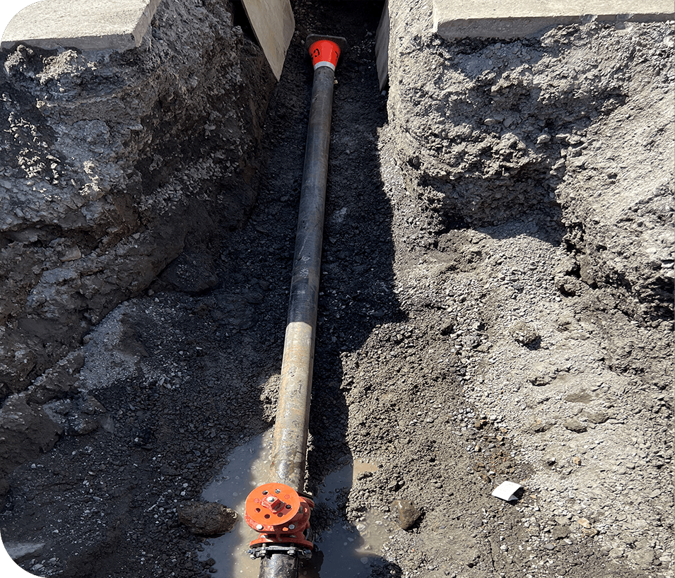Sewer and water line repair